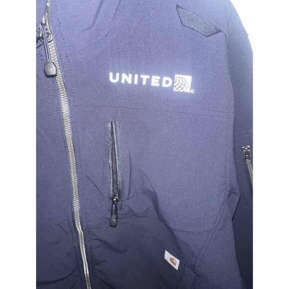 Carhartt Women's Rugged flex rough cut jacket size XXL NWT United Arlines - Picture 5 of 13